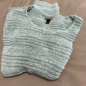 Dana Buchman - Mint Green Knit Sweater XL